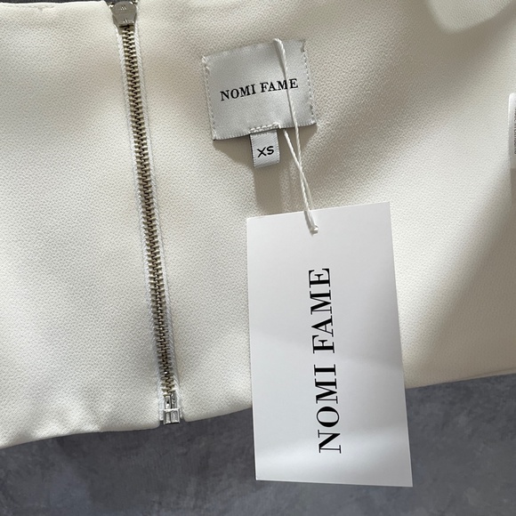 White Pant Set with Sleeveless Top, XS, Nomi Fame - Picture 6 of 8